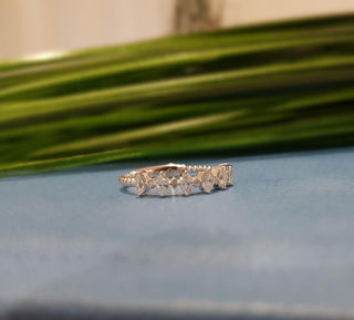 14k Gold Diamond Marquise Ring, Marquise Bridal Ring, Marquise Ring, Diamond Wedding Band, Gold Stacking Ring, Gift For Her