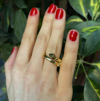 14k Gold Serpent Ring, Snake Style Ring, Gold Serpent Ring, Open Cuff Ring, Snake Cuff Ring, Animal Stacking Ring, Gift For Her